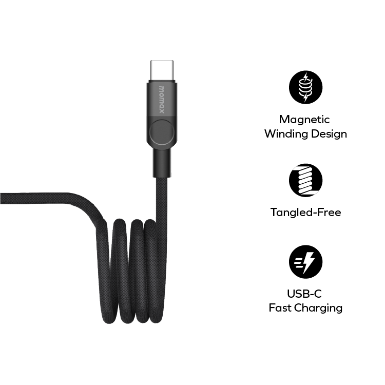 Mag.Link Magnetic USB-C to USB-C Cable 100W 1m - Image 8