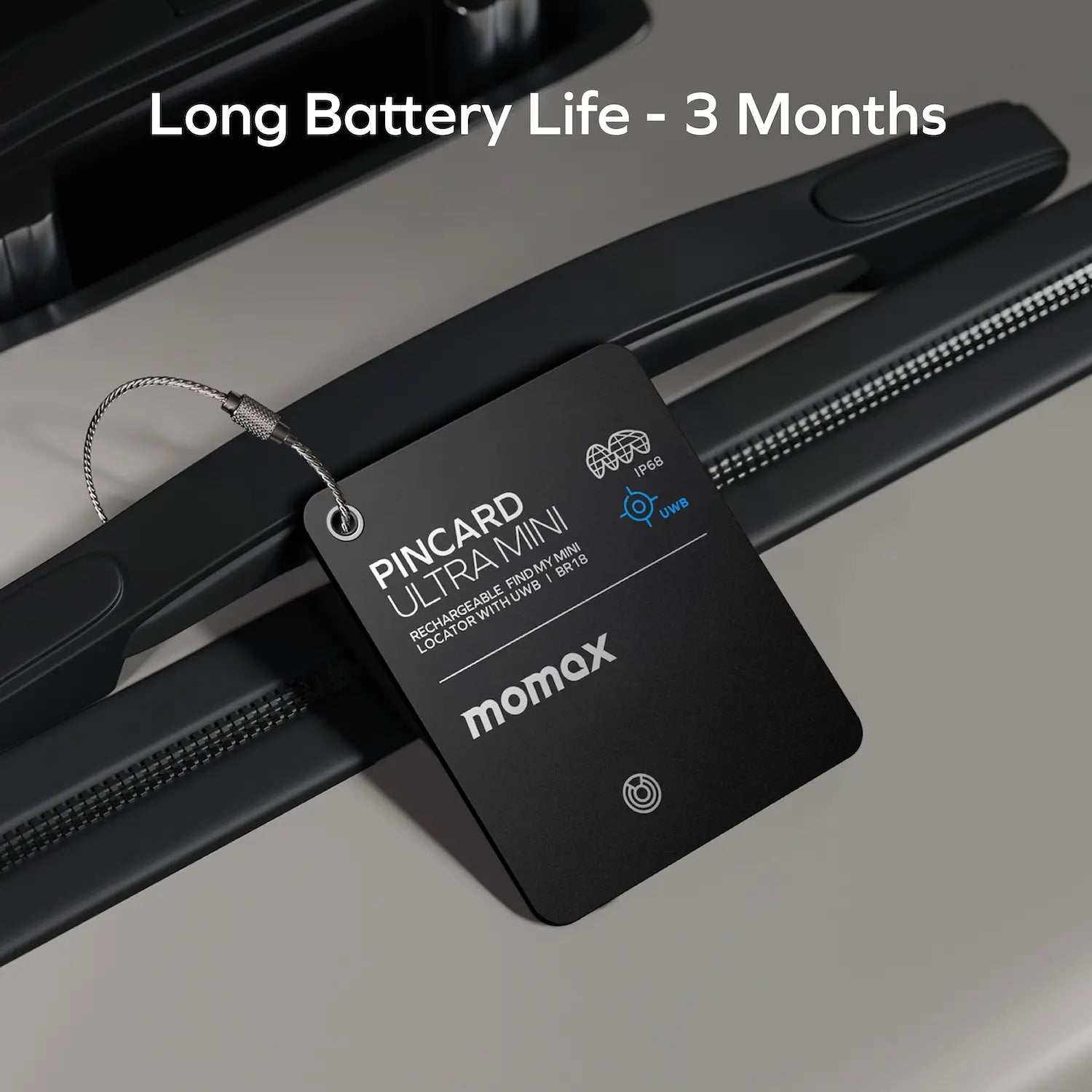PinCard Ultra Mini Rechargeable Find My Mini Locator with UWB - Image 7