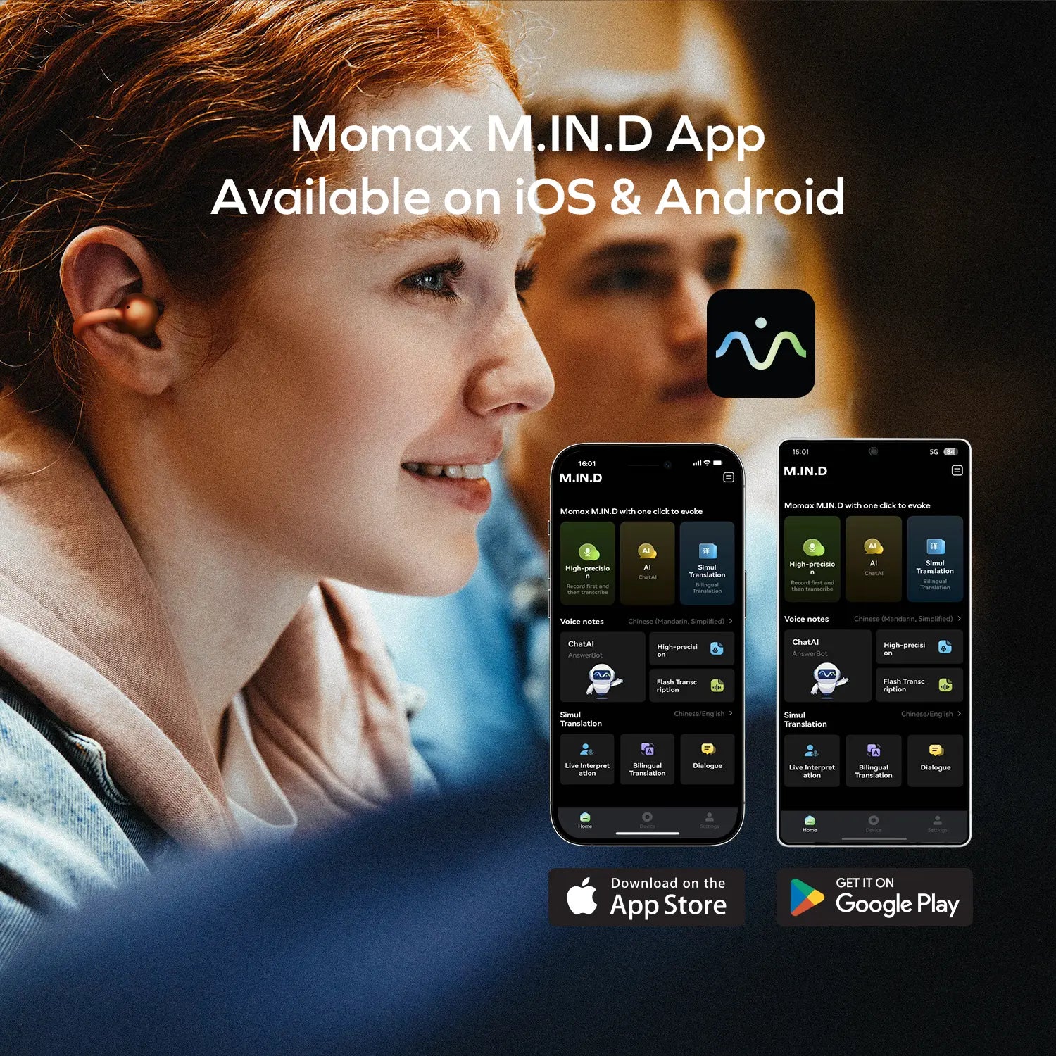 1-Vibe Clip M.IN.D AI ENC Clip-On Earbuds - Image 16