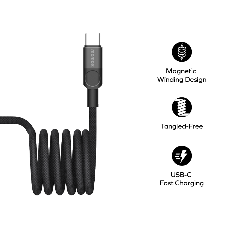 Mag.Link Magnetic USB-C to USB-C Cable 100W 2m - Image 2