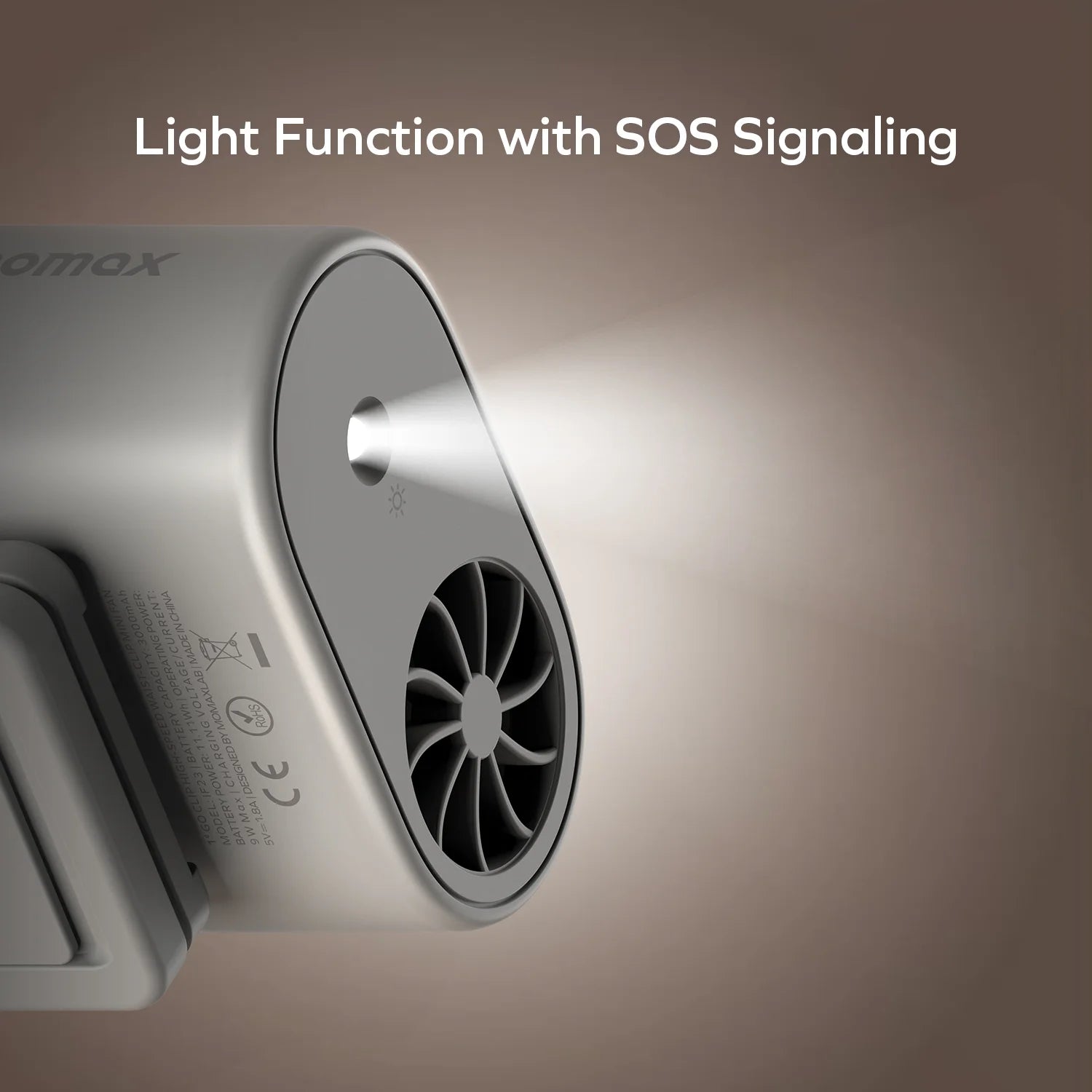 1° Go Clip High-Speed Waist-Clip Mini Fan - Image 6
