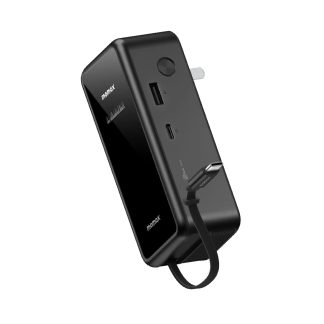 1-Pac⁺ 10000mAh 3in1 Hybrid GaN Battery Pack with Built-In Retractable Cable