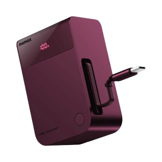1-Pac Pass Mini⁺ 10000mAh 2in1 Battery Pack with Built-in Retractable Cable