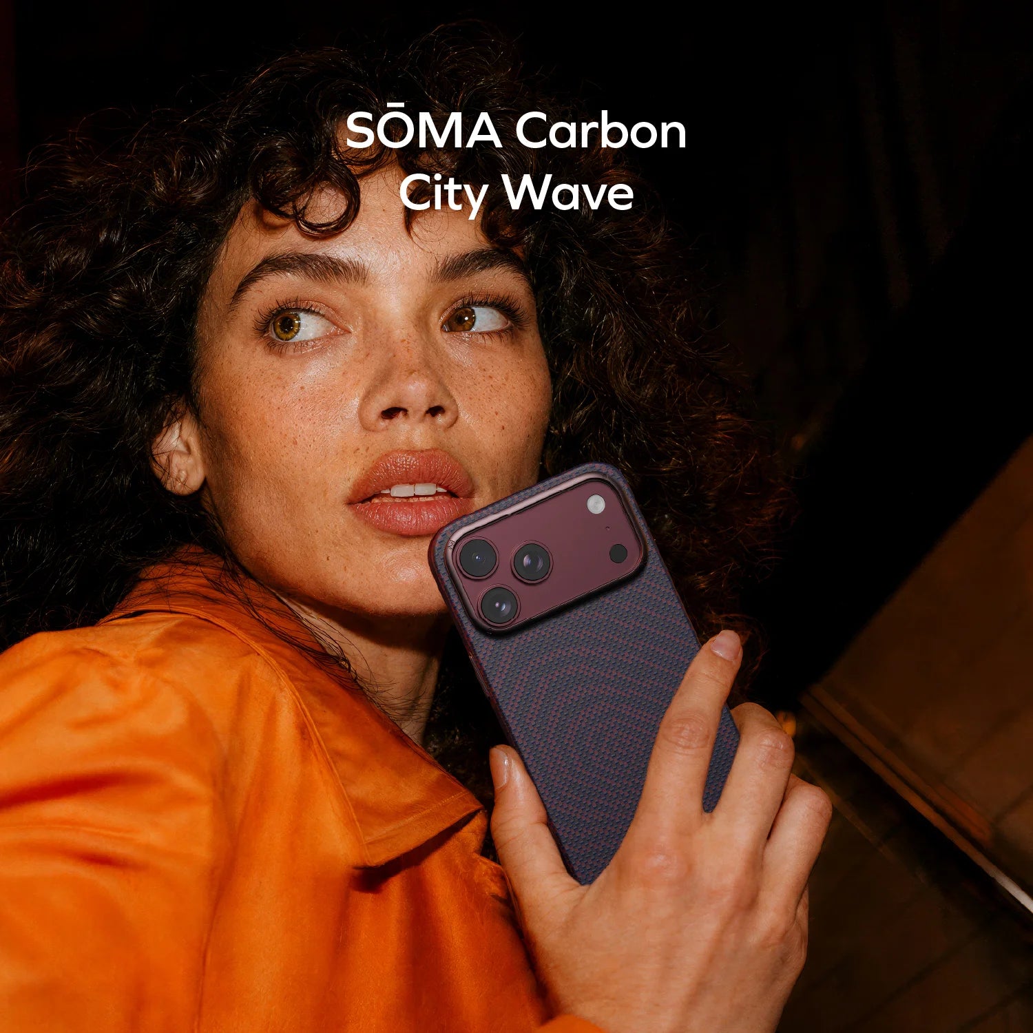 Sōma Carbon – City Wave Aramid Magnetic Case iPhone 18 Series - Image 5