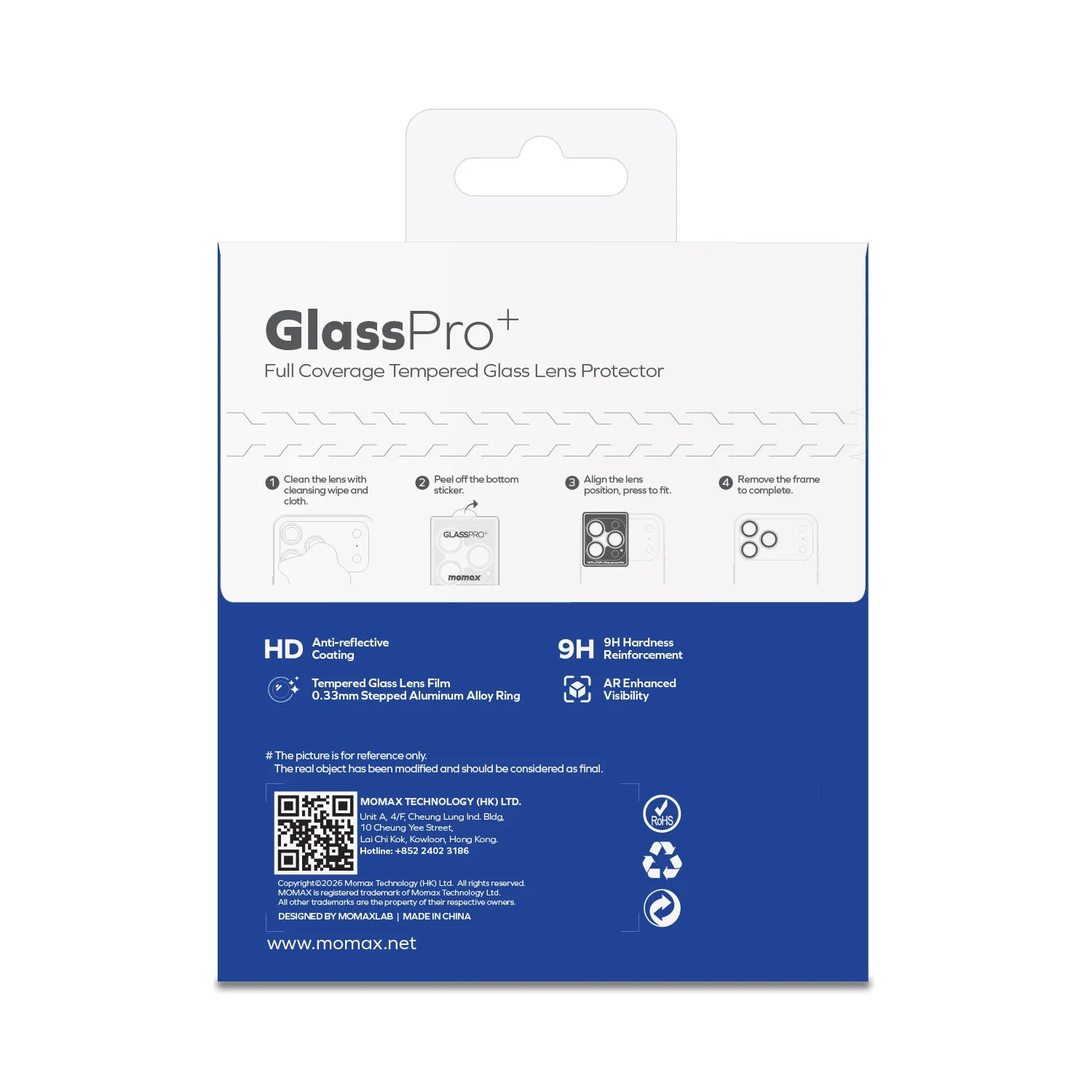 Glass Pro+ Full Coverage Tempered Glass Lens Protector iPhone 18 Series - Image 7