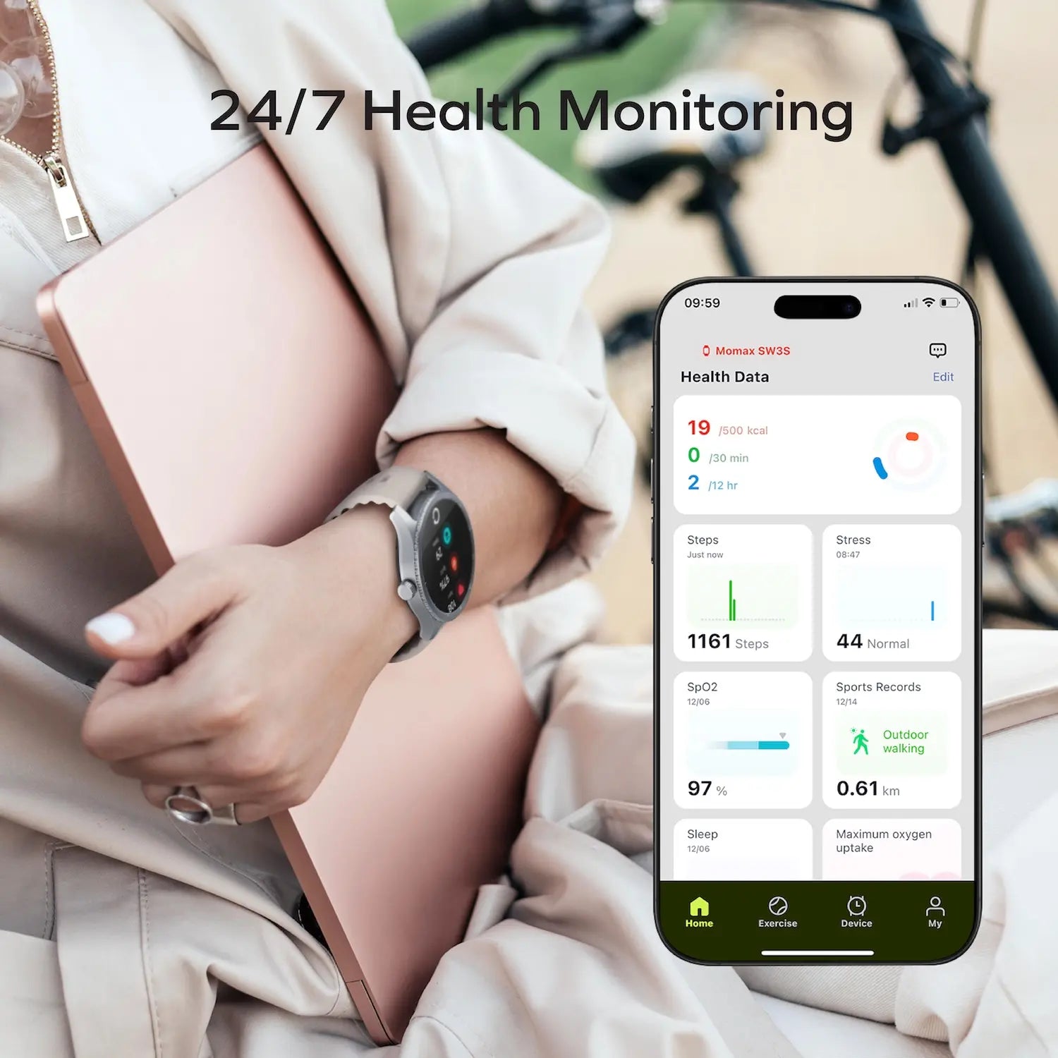 1-Wear Smart Watch - Image 4