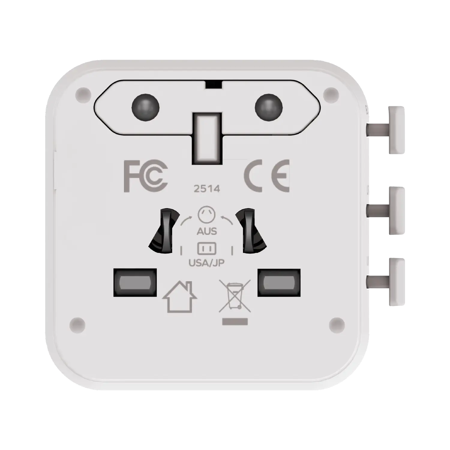 1-World²
2-Port USB-A and USB-C GaN Travel Charger 20W - Image 7