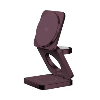 1-Charge Q.Port² Qi2 25W 3-in-1 Magnetic Wireless Charging Station